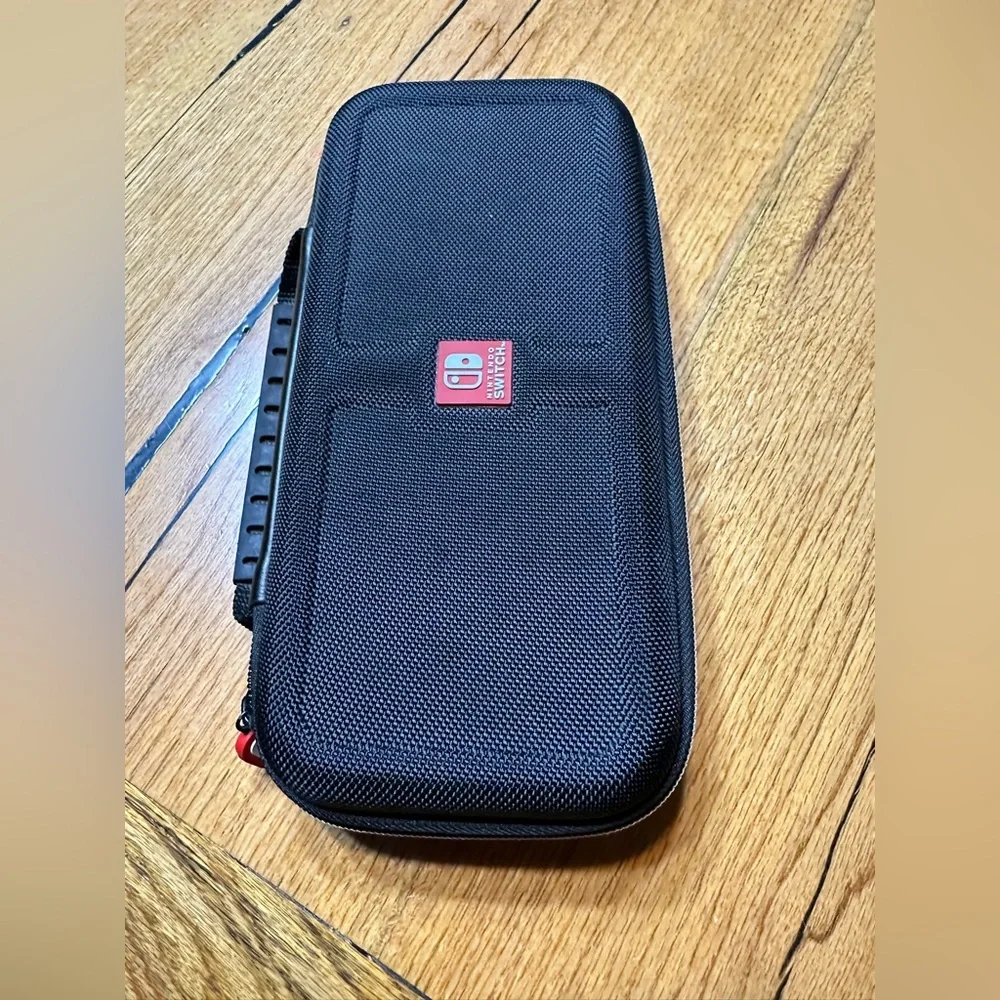 Black Handheld Nintendo Switch 1 OLED Console Carrying Case